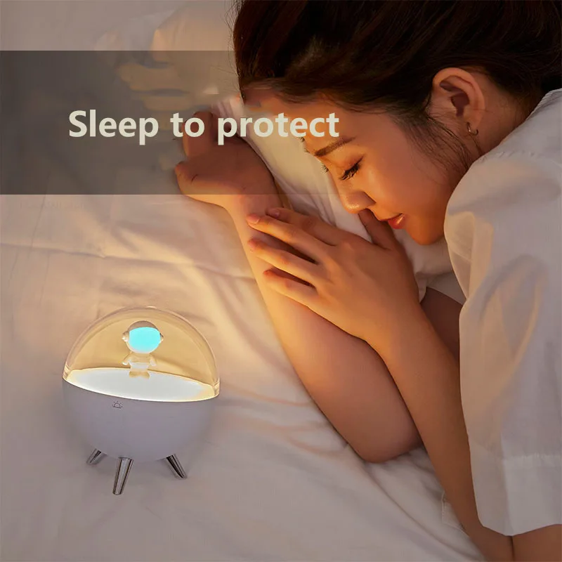 Youpin – lampe Led à Induction créative d'astronaute, petite veilleuse à l'effigie du gardien, dessin animé mignon, éclairage décoratif de chevet, lampe de Protection des yeux