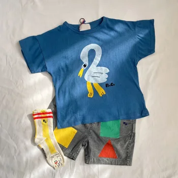 Kids' Cartoon Cotton T-Shirt | Short-Sleeve Top for Ages 1-11 2 2025 Kid Clothes New Spring Sumemer Korean Baby Boys Girls Cotton Cartoon Short Sleeve T Shirts Children's Outerwear Clothings 2