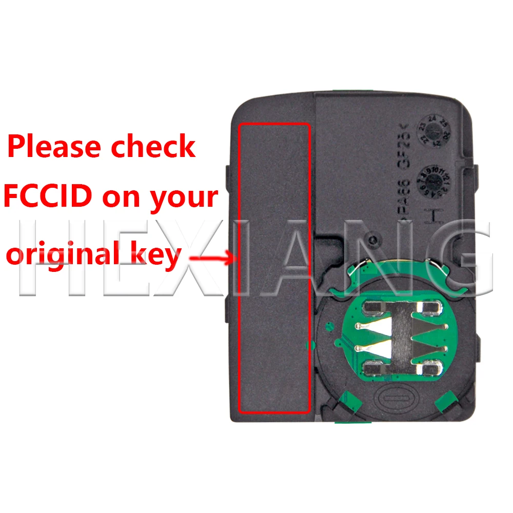 HE ACJ932HK1210A 313,8 MHz ACJ932HK1310A 433,9 MHz ID47 Chip llave remota de proximidad para coche para Honda Accord Civic CR-V CR-Z Crosstour