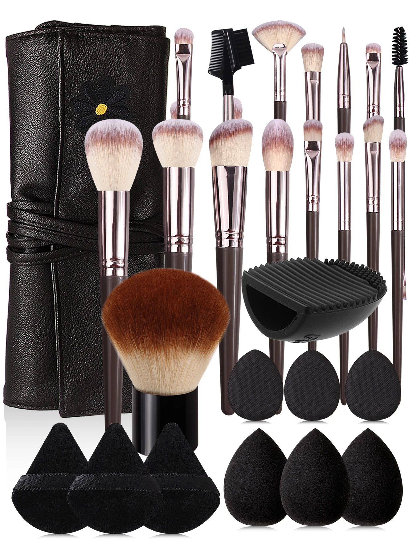 1/27Pcs Makeup Brushes Set Concealer Brush Blush Loose Powder Highlighter Foundation Brush Women Cosmetic Beauty Make Up Tools