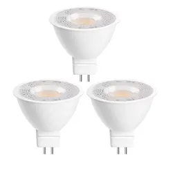 3-Pcs MR16 Bi-Pin LED Recessed Light 5W LED 50W Halogen Equivalent Track Accent Garden Courtyard Grassland Light Cabinet Light