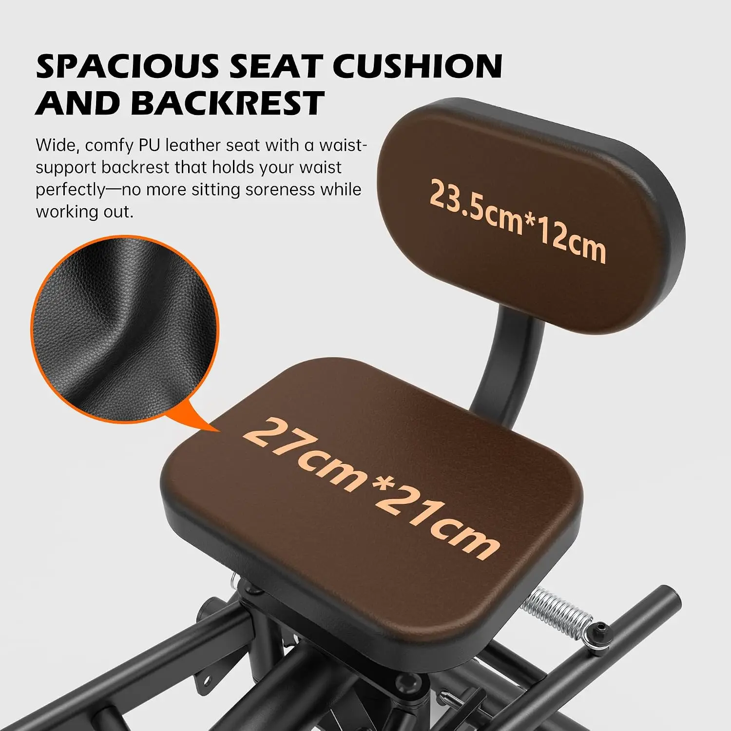 Hip Abductor Thigh Exercise Machine Adjustable 360-Degree Compact Glute Trainer Thickened Spring Leg Pads Alloy Squat Machine