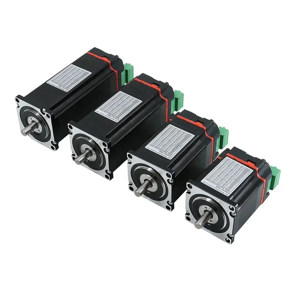 HLTNC Closed loop 1.8degree 2phase NEMA 23 57mm 24V 3A 3N.m electric  DC hybrid integrated all-in-one machine for robot cnc