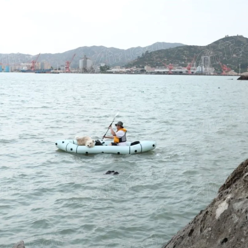 Professional Frontier Manufacture Cheap TPU Packraft Kayak Inflatable Rafting Pack Raft Boat Packraft