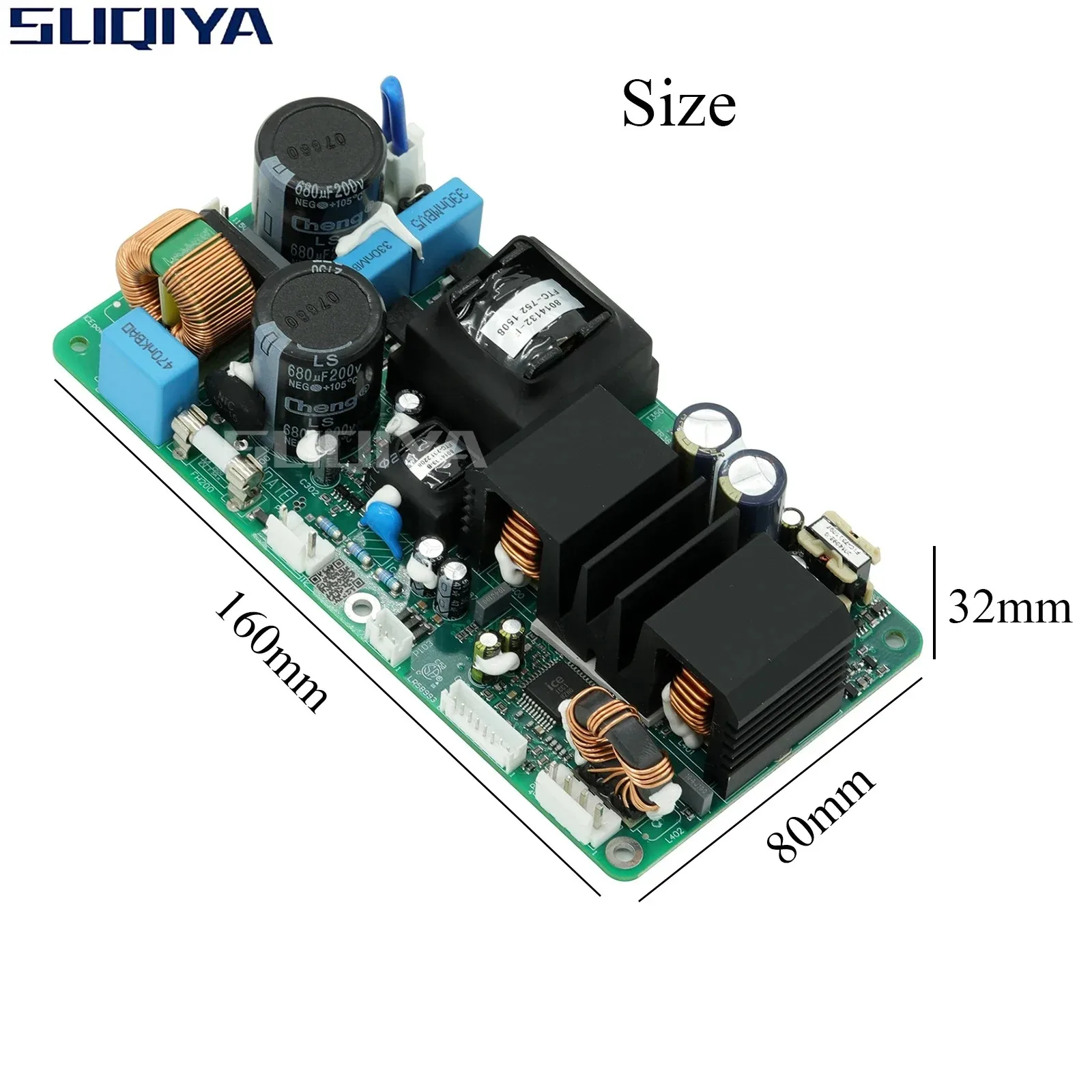 SUQIYA-ICEPOWER 전력 증폭기 ICE125ASX2 디지털 스테레오 채널 증폭기 보드 HIFI 스테이지 앰프 (액세서리 포함)