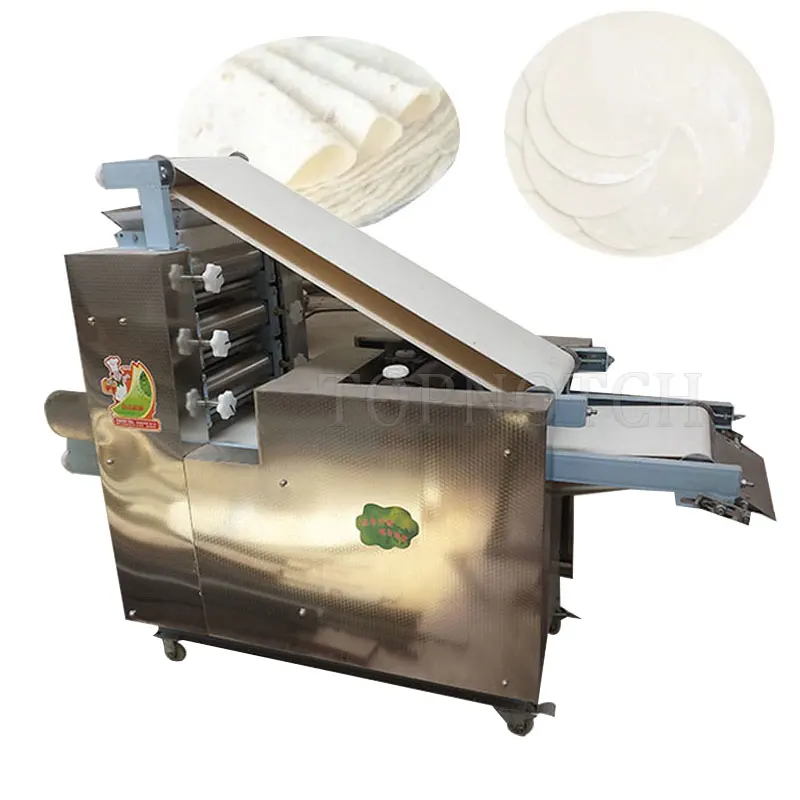 Automatic Corn Tortilla Chips Making Machine Wonton Dumpling Wrapper Bread Forming Machine