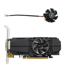 Yeni FS1250-S2053A 3PIN GIGABYTE GT 1030 düşük profilli FAN, GIGABYTE GTX 1050 、 1050TI 、 GT 1030 için düşük profilli ekran kartı soğutma fanı