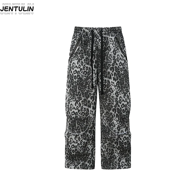 

Y2K Retro Jeans Harajuku Men's Clothing Denim Pants Gothic Hip Hop Streetwear Men's And Women's Fashionable Loose Pants Unisex