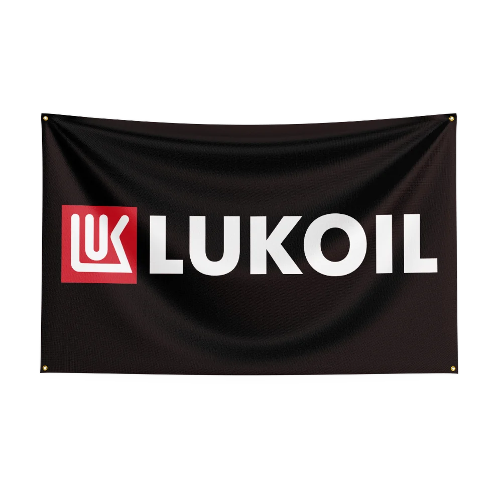 L-LU-K-O-I-L Fuel Flag For Oil Station Garage Tuning Workshop studio fan collection home ornament