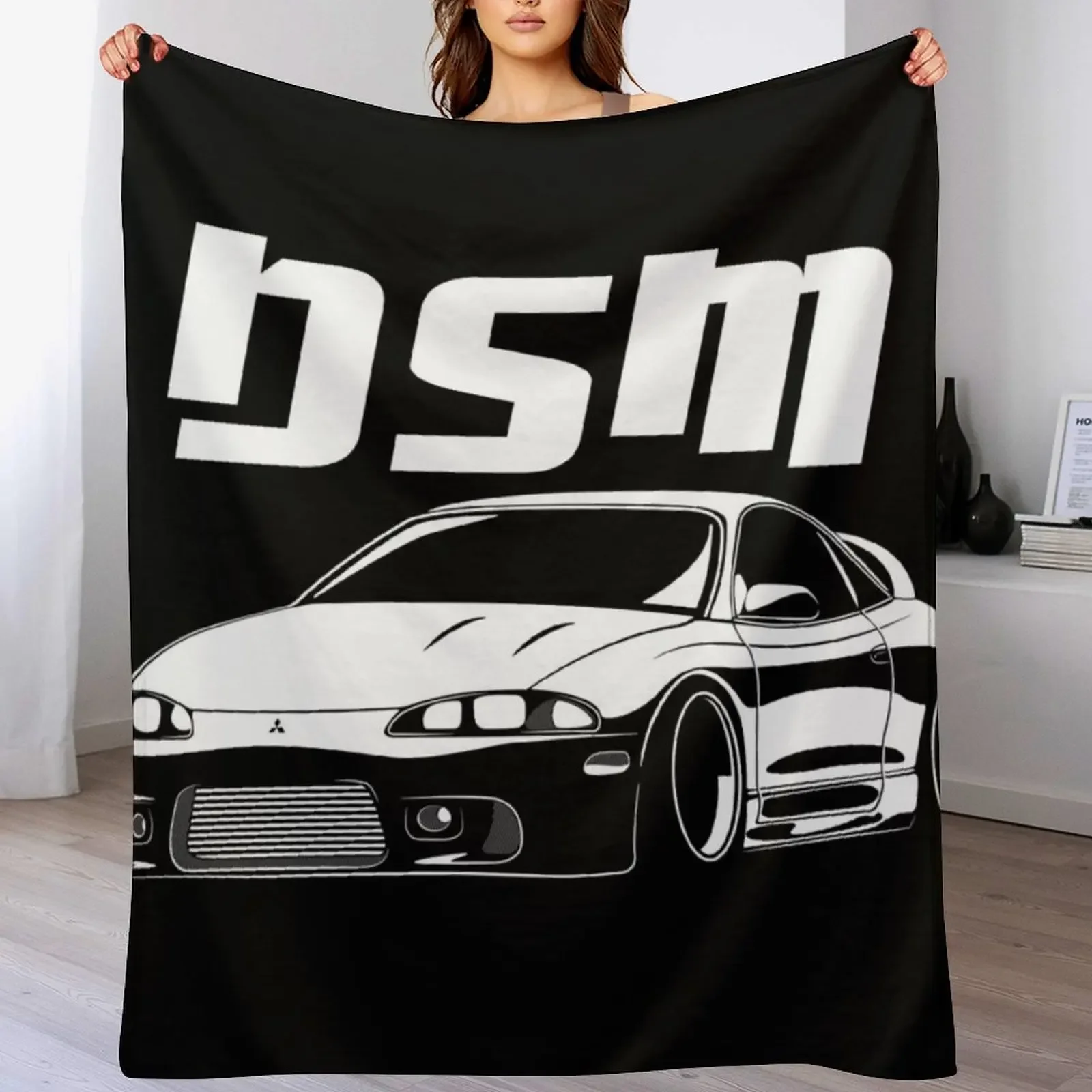 2G DSM Eclipse Throw Blanket Travel Size Cozy Blanket for Plane Train