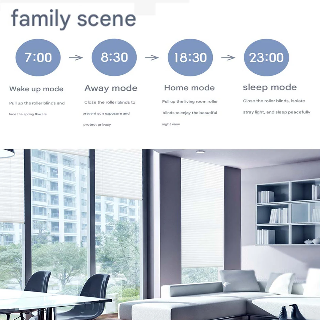 Aqara Motore Tubolare Intelligente TA Zigbee Tenda Tubo Intelligente Motore TA Impostazione Temporizzazione Il Controllo Remoto funziona con HomeKit Mi Home