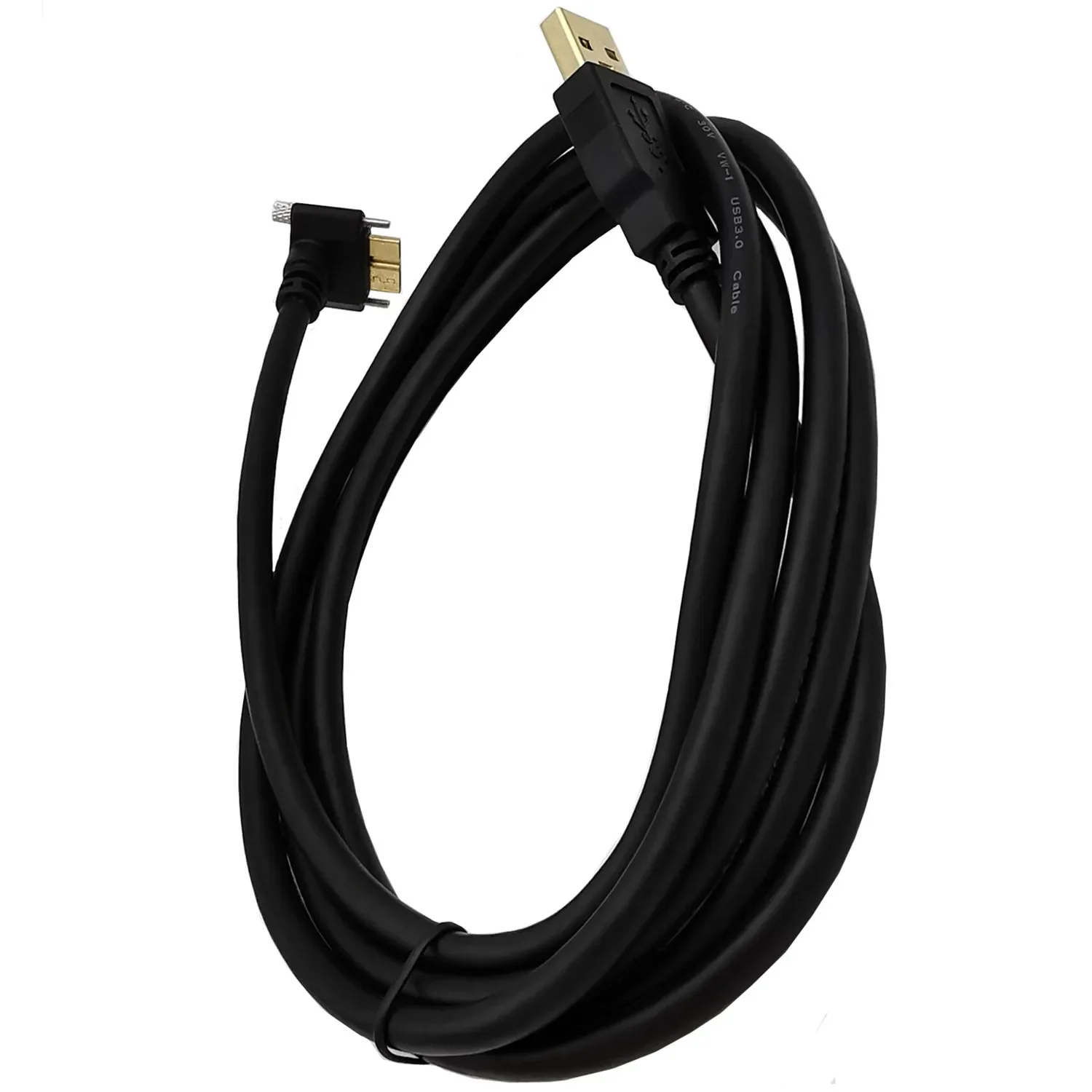 5M USB 3.0 A Male Naar Micro B Up Down Links Rechts Schuin met Vaste Schroef Industriële Camera Harde Schijf box Speler Datakabel