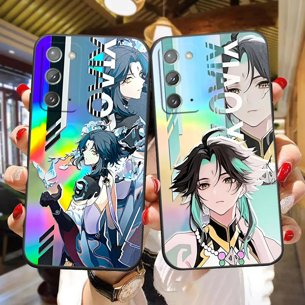 Game Girls Genshin Impact Phone Case For Samsung Galaxy A02 A03 A03S A04 A04E A10E A10S A30 A50 M23 M53 5G NOTE 10 20 Case Cover