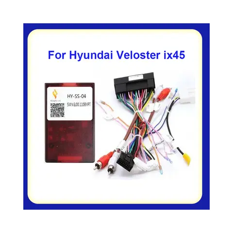 자동차 16 핀 배선 하네스 어댑터 현대 Veloster ix45 Kia Sportage K3 Sorento Cerato 용 Canbus 박스 디코더 전원 케이블