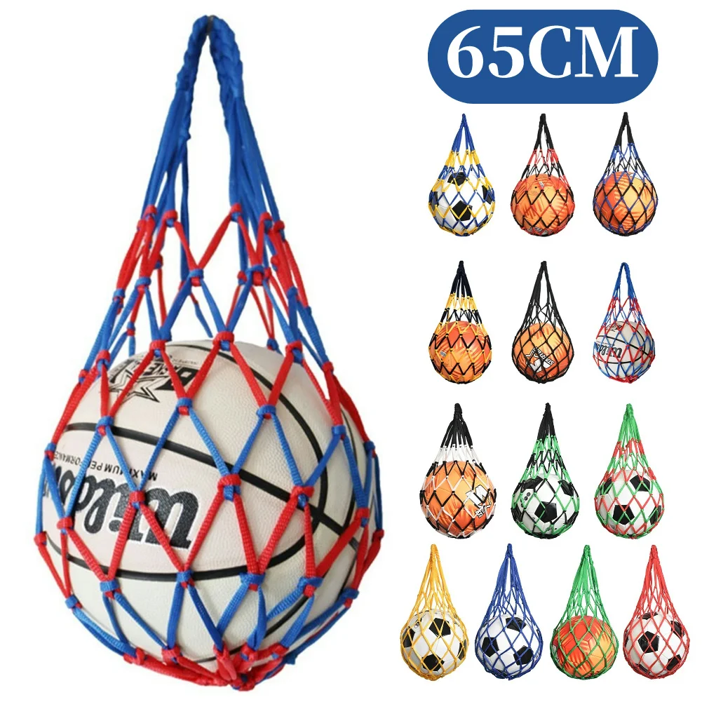 Sports Ball Holder Youth Football Self Trainer Football Net Bag for Carrying Basketball Volleyball Soccer Football Accessories