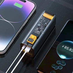 18650/21700 Battery Charger Case DIY Set PD22.5W Power Bank Shell Fast Charging Power Supply Battery Storage Boxes Type-C