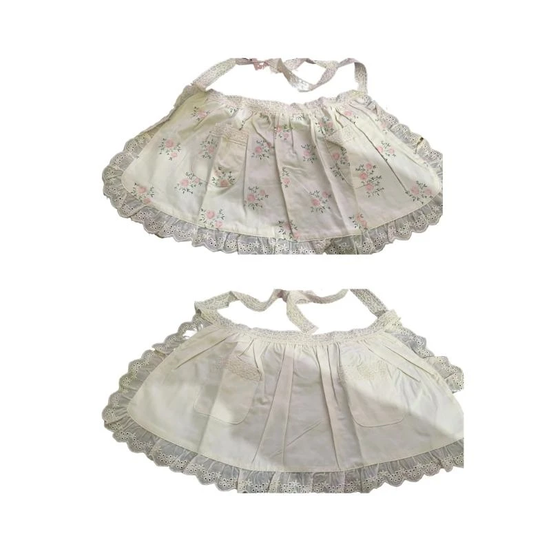 

Toddler Lace Embellished Apron Lovely Princess Girls Party Skirt Ensures Comfort G2TD