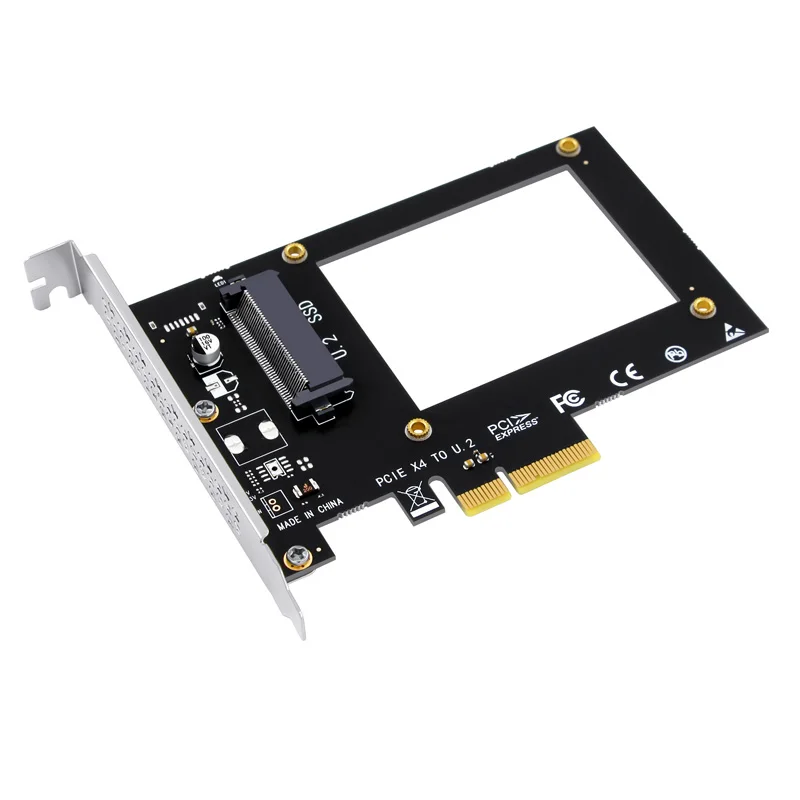 Adaptador U.2 a PCIE X4 Riser PCI-E a U.2 SSD tarjeta de conversión de disco duro 4000 MB/S PCI Express Gen3.0 4X 8X 16X ranura placa Universal