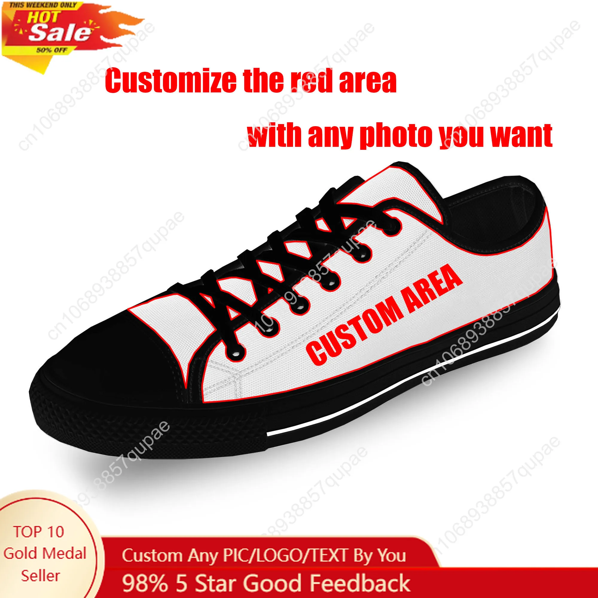 

Custom Low Top Lightweight Sneakers Mens Womens Teenager Canvas Sneaker Casual Couple Hiking Lightweight Custom Shoes