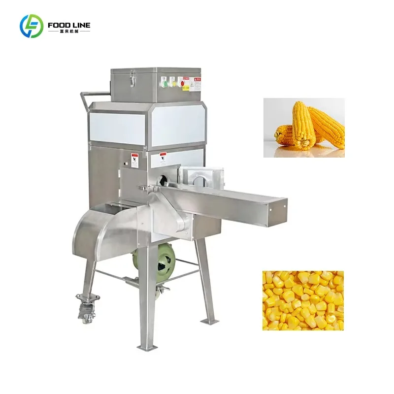 Commercial Fresh Corn Processing Line High Efficiency Corn Kernel Separation Machine for Food Industry