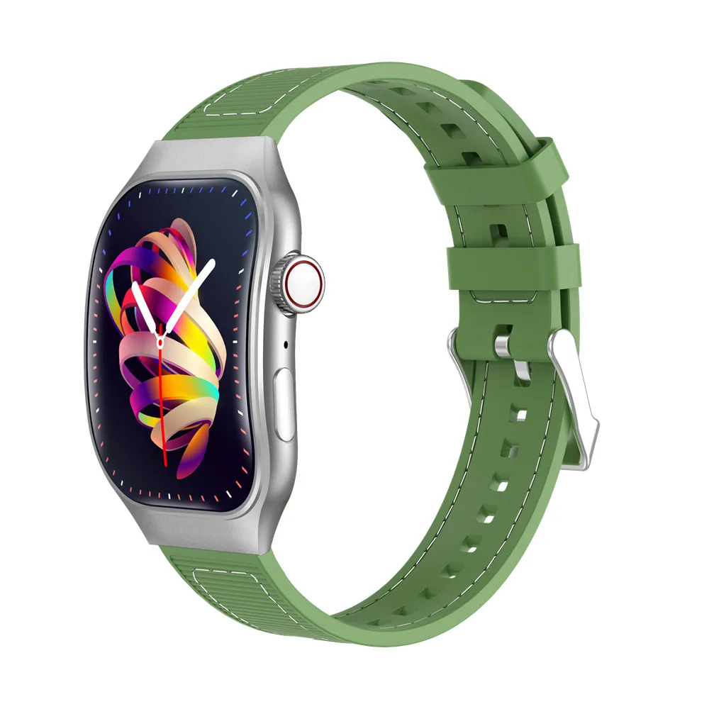 

Новые умные часы H7 2.0 с изогнутым экраном, Bluetooth, функцией звонков, уведомлениями о сообщениях и монитором сердечного ритма для мужчин