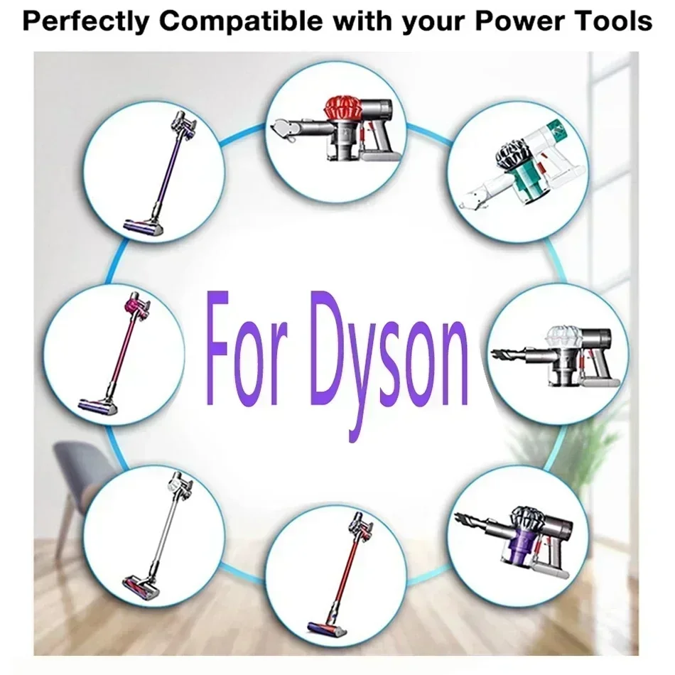 بطارية بديلة لمكنسة خالية من الأسلاك المطلقة من Dyson ، منظف محمول باليد ، ومناسب لـ Dyson V6 ، V7 ، V8 ، V10 ، النوع A ، النوع B