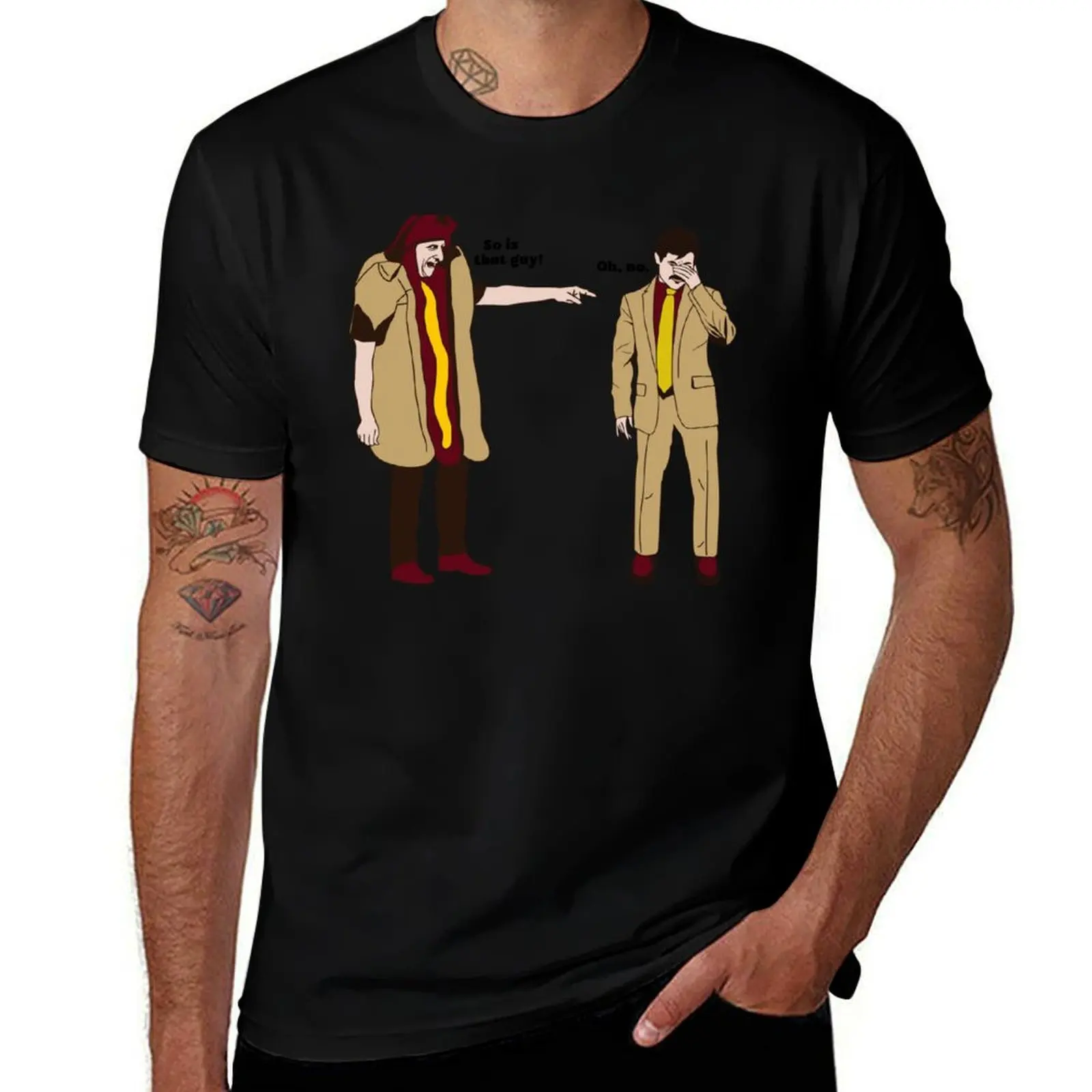 Hot Dog // So Is That Guy! T-Shirt Street Style Casual Tee Shirt T-Shirt