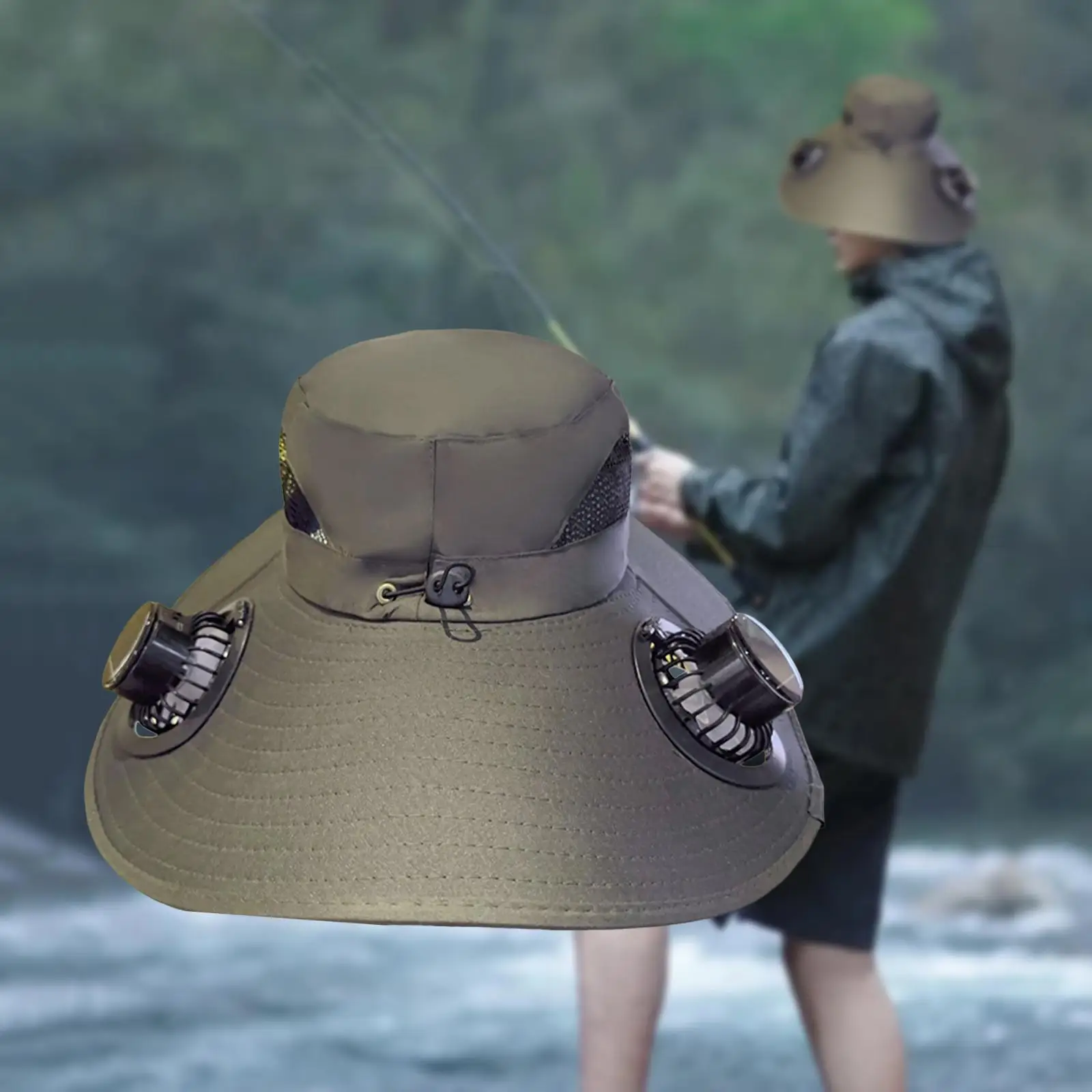 

Шляпа с солнечным вентилятором и широкими полями, летняя защита от USB, универсальная солнечная батарея для мужчин и женщин, шляпа от солнца, рыбацкая шляпа для пешего туризма, пляжной рыбалки