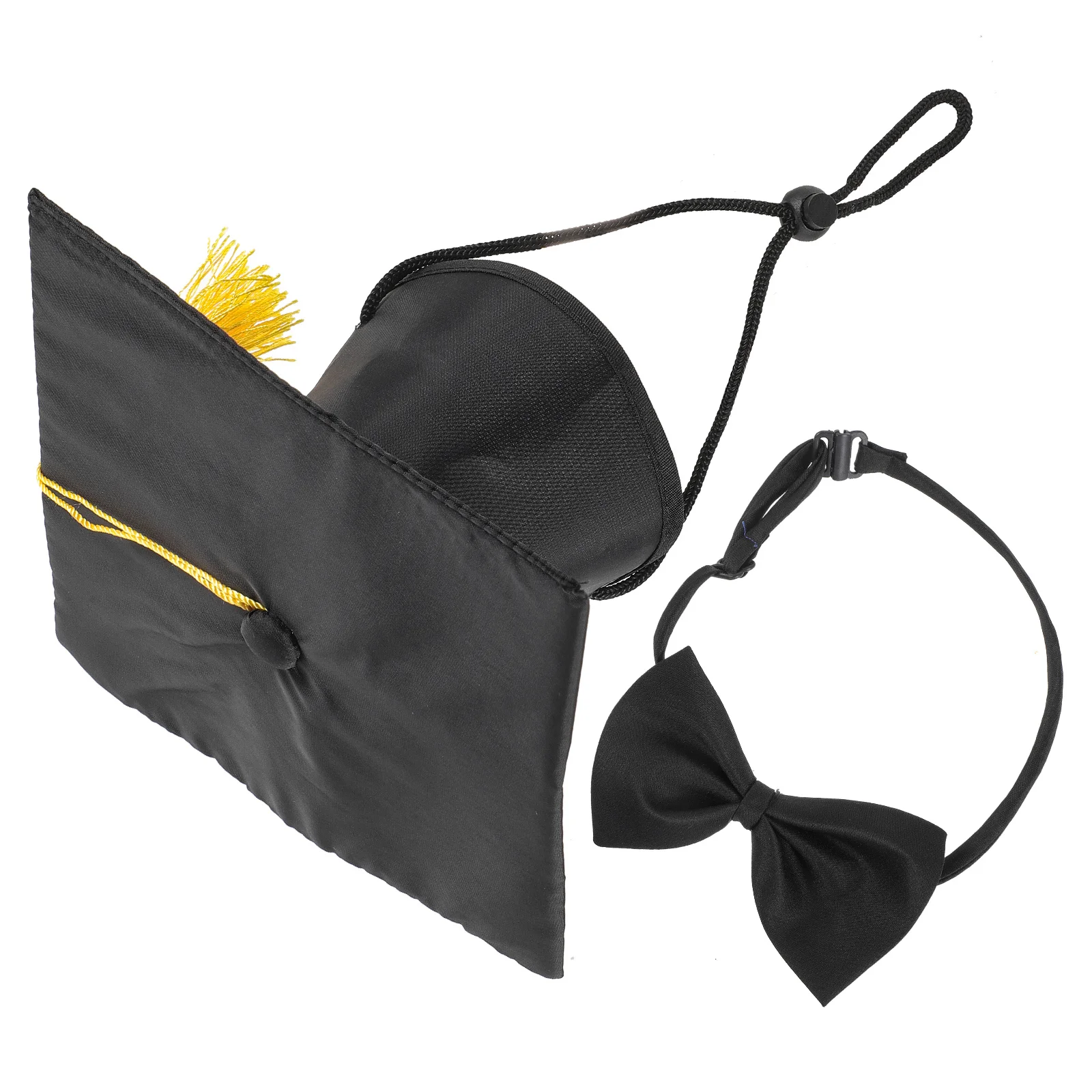 

1 set 1 Set Dog Graduation Costume Pet Necktie Decor Puppy Doctoral Hat Party Outfit Accessories For Small Dogs Pet Clothing