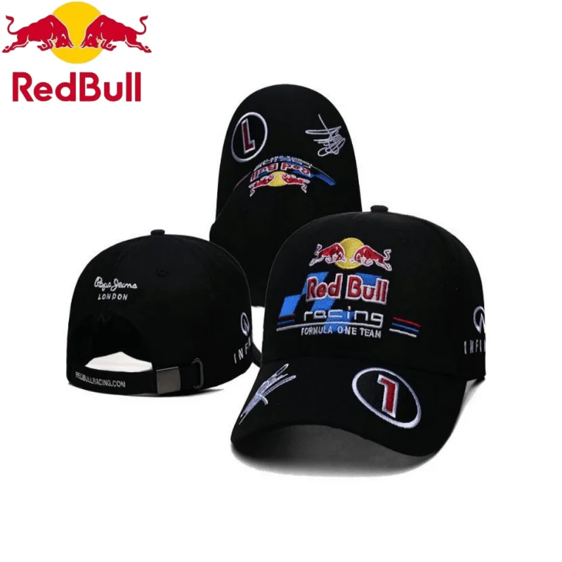 

Новая гоночная шляпа Red Bull Hat с утиным языком, солнцезащитная шляпа, бейсбольная шляпа Red Bull