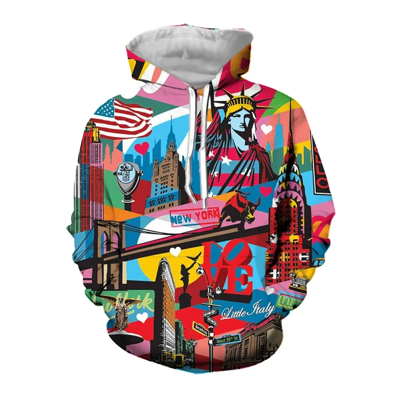 

Cartoon Fashion Streetwear 3D Printed Hoodies For Men Clothing Funny USA Hip Hop Pullovers Casual Y2k Women Sweatshirts Hooded