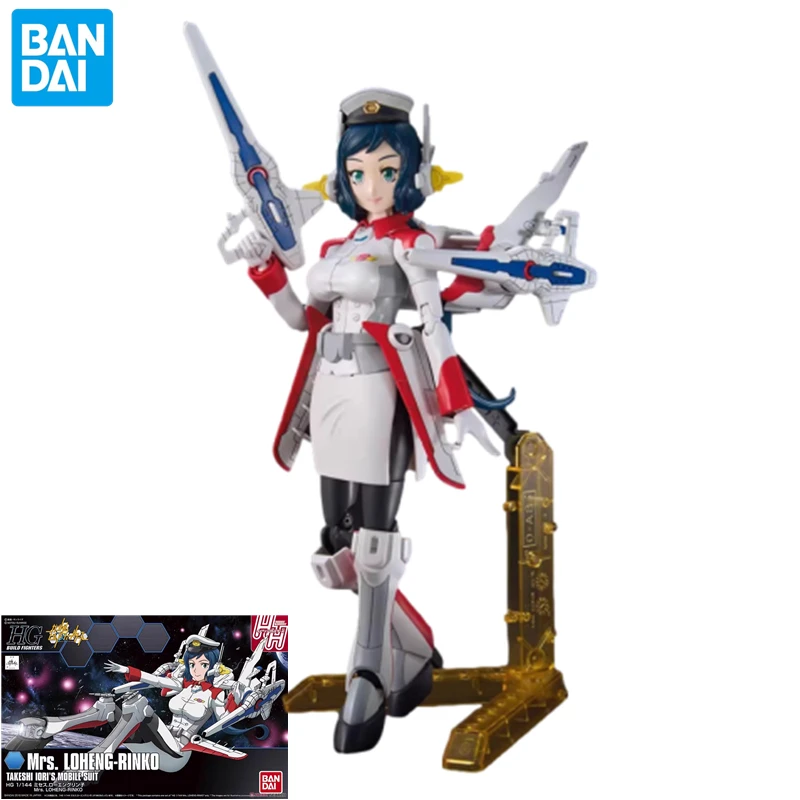 Bandai Mobile Suit Gunpla HGBH Mrs. Loheng-rinko Doll Japanese Animation Collection Figure DIY Assembly Toy Christmas Gift