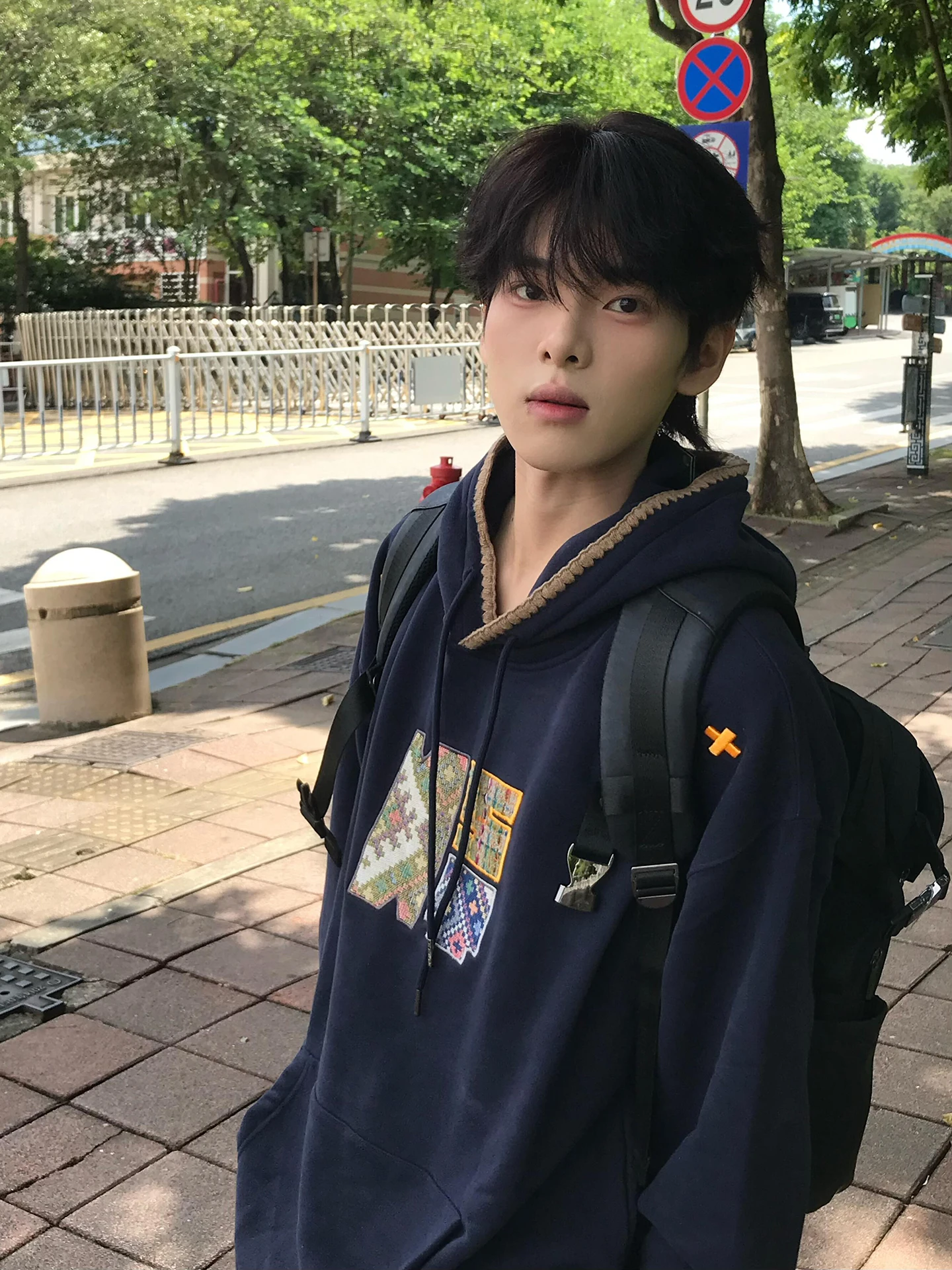 

Мужская толстовка-худи с вышивкой в этническом стиле, укороченная, износостойкая, для повседневной носки