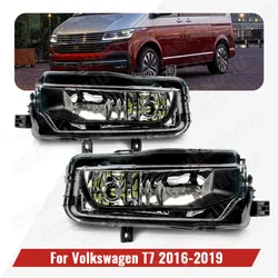 Car Light For VW Transporter Multivan Caravelle T6 T7 2016 2017 2018 2019 Car-Styling Front Bumper Fog Lamp Fog Light With Bulbs
