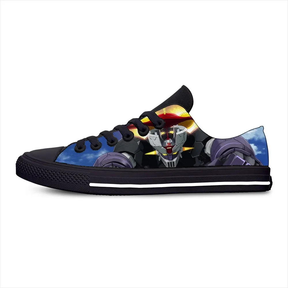 Hot Cool Low Top Lightweight Sneakers Classic Canvas Shoes Man Woman Manga Mazinger Z UFO Robot High Quality Fashion Board Shoes