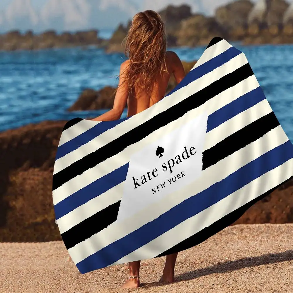 Design Fashion K-Kate S-Spade Luxury Big Microfiber Beach Towels Quick Dry Towel Sand Beach Pool Towel for Travel Swim Pool Yoga