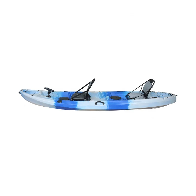 Vicking Tandem Double Fishing Kayak Sit on Top Kayak Fishing Boat LLDPE from USA 3 Person Fishing Kayak Canoe 3 Years 3.1 - 4m