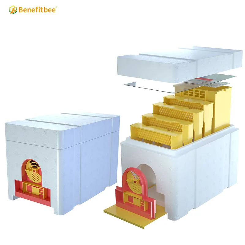 

Foam Beehive Queen Mating Box EPS Mini Nuc Box Beekeeping Tools for Queen Rearing