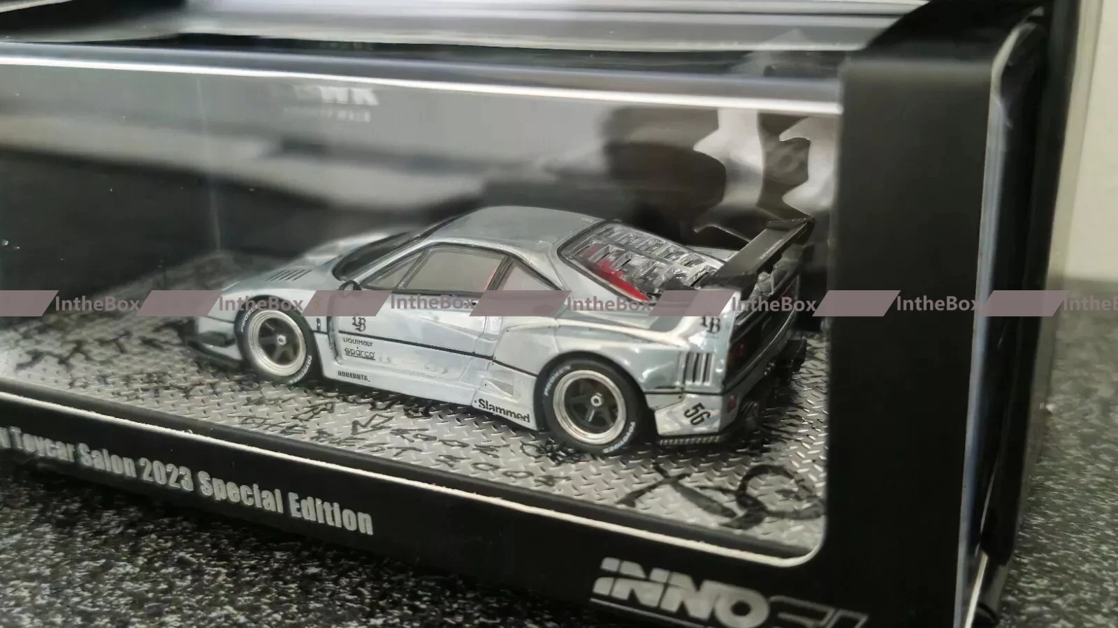 1/64 Inno64 F40 LBWK LB Works Black Matte Hong Kong Toycar Chase China Diecast Model Car Collection Limited Edition Hobby Toys