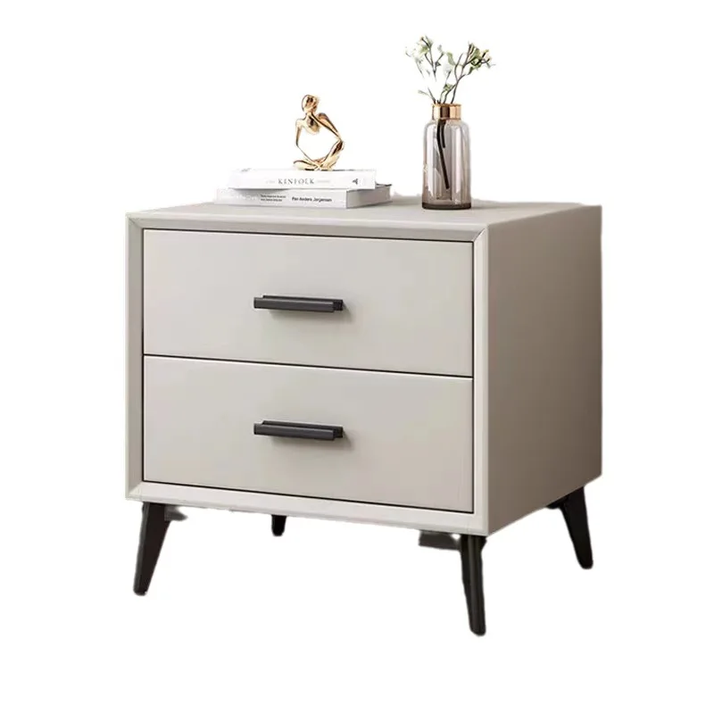 

Bedside table, Nordic, light luxury, simple, modern, bedroom, all solid wood, easy to install