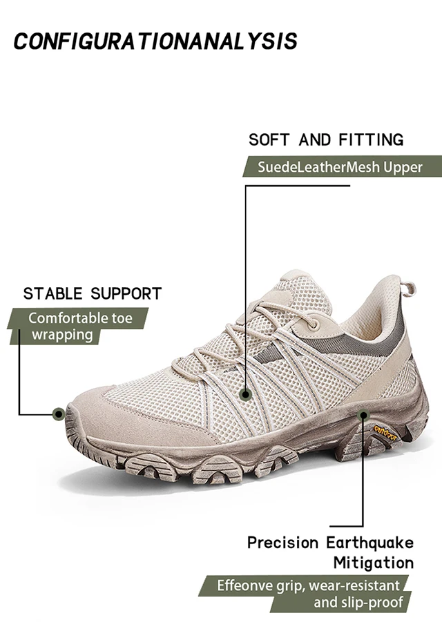 2026 Neue Große Größen Paar-Wanderschuhe Damen Herren Outdoor Freizeit-Sportschuhe Rutschfeste Atmungsaktive Trekking-Trail-Laufschuhe – Detail 6
