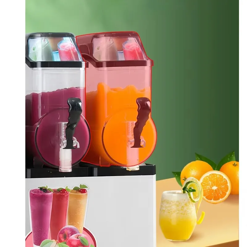 Summer Hot Selling Commercial/Home Use 12L/15L Single/Double/Triple Cylinder Slush Machines Suitable for Beverage Shops