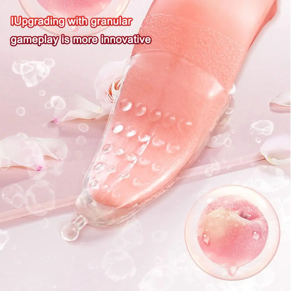 1/3 PCS 구강 섹스 콘돔 초박형 입자 혀 핥는 도구 질 마사지 G-스팟 자극 유혹 성인 섹스 토이