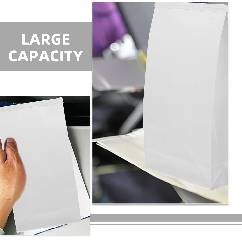 10 قطعة أكياس حقيبة القيء المتاح Barf Emesis دوار السفر سيارة مريض Puke حزمة دوار الحركة القيء سيارة طائرة تنظيف أكياس