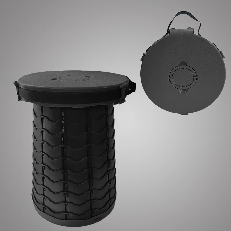 Foldable Bathroom Stool, Outdoor Car Mounted Portable Toilet, Camping Telescopic Toilet image 5