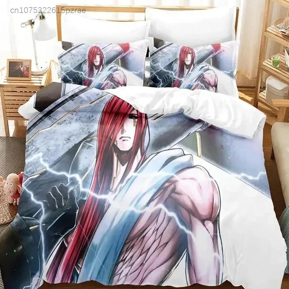 Record Of Ragnarok Bedding Set Printed Bed Set With Pillowcase Duvet Cover Soft Queen King Size Bedclothes Home Bed Sheet Set