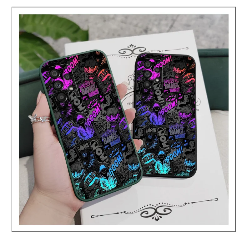 Blackface Clown Hülle für Samsung Galaxy A73 A53 A33 A23 A13 A72 A52 A52S A32 A22 A12 A71 A51 A31 A21S 4G 5G Cover – Detail 2
