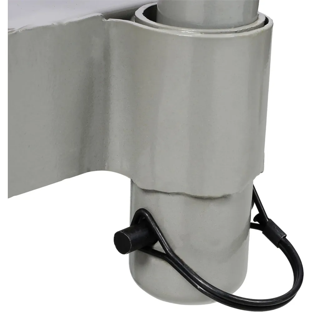 Carrinho de dolly plano para caminhão com plataforma resistente com rodas, capacidade de 2.000 lb, deck de aço de 24 x 48 polegadas, cinza