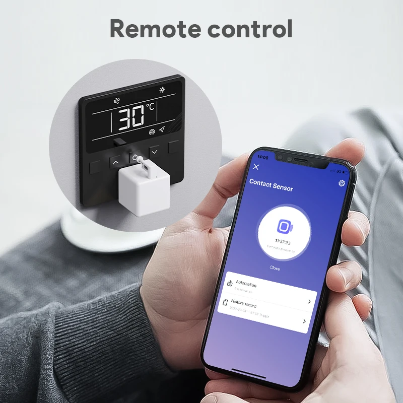Tuya-Interruptor inteligente con Bluetooth, pulsador de botón Bot, Control remoto, Robot de dedo, funciona con Alexa, Google Home, asistente de voz