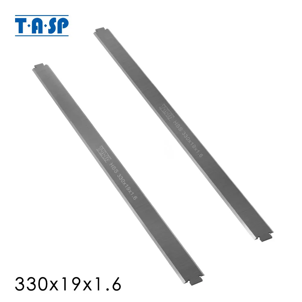 

TASP 2pcs 13" HSS Planer Blades for Ryobi AP1301 Ridgid AC8630 TP1300 TP13001 TP13002 TP13000 Woodworking Thicknesser Knives